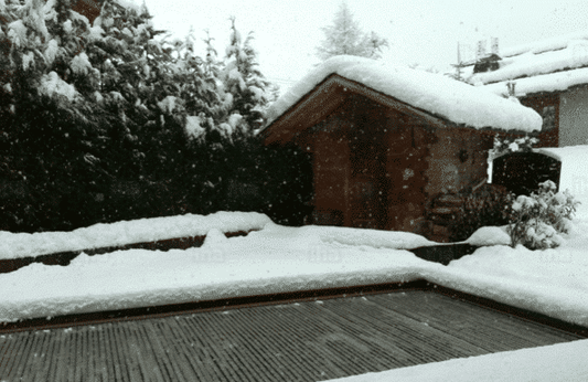Ma piscine en hiver